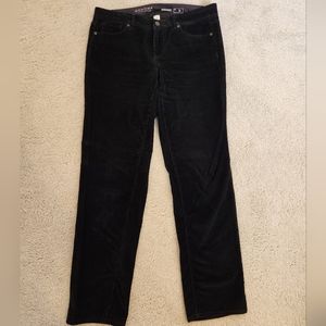 Sonoma, Womens, 12, Life&Style Black Corduroy Straight Leg Pants